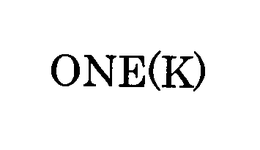 ONE(K) trademark