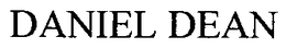 DANIEL DEAN trademark