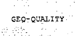 GEO-QUALITY trademark