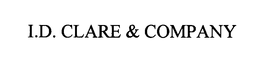 I.D. CLARE & COMPANY trademark