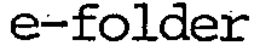 E-FOLDER trademark