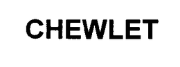 CHEWLET trademark