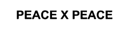 PEACE X PEACE trademark
