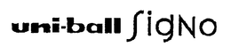 UNI-BALL SIGNO trademark