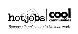 HOT JOBS COOL COMMUNITIES BECAUSE THERE'S MORE TO LIFE THAN WORK trademark