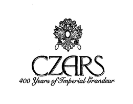 CZARS 400 YEARS OF IMPERIAL GRANDEUR trademark