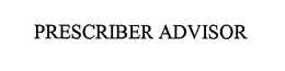 PRESCRIBER ADVISOR trademark