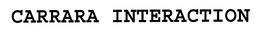 CARRARA INTERACTION trademark
