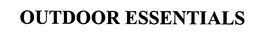 OUTDOOR ESSENTIALS trademark