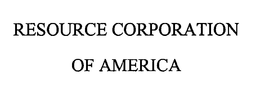 RESOURCE CORPORATION OF AMERICA trademark