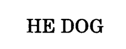 HE DOG trademark