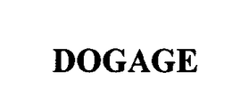 DOGAGE trademark