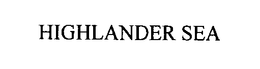 HIGHLANDER SEA trademark
