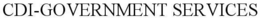 CDI-GOVERNMENT SERVICES trademark