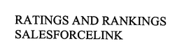 RATINGS AND RANKINGS SALESFORCELINK trademark