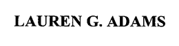 LAUREN G. ADAMS trademark