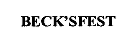 BECK'SFEST trademark