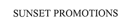 SUNSET PROMOTIONS trademark