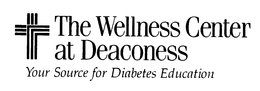 THE WELLNESS CENTER AT DEACONESS YOUR SOURCE FOR DIABETES EDUCATION trademark