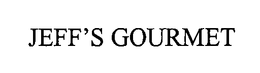 JEFF'S GOURMET trademark