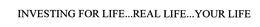 INVESTING FOR LIFE...REAL LIFE...YOUR LIFE trademark