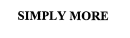 SIMPLY MORE trademark