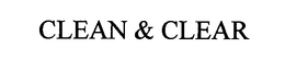 CLEAN & CLEAR trademark