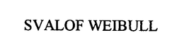 SVALOF WEIBULL trademark