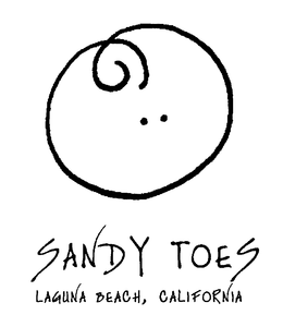 SANDY TOES LAGUNA BEACH, CALIFORNIA trademark