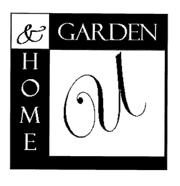 U HOME & GARDEN trademark