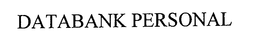 DATABANK PERSONAL trademark