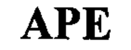 APE trademark