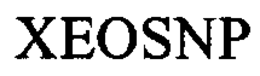 XEOSNP trademark