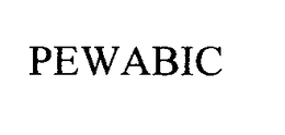 PEWABIC trademark