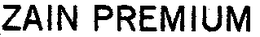 ZAIN PREMIUM trademark