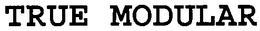 TRUE MODULAR trademark