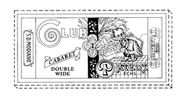 CLUB CABARET DOUBLE WIDE S.D. MODIANO PATENT ECHU trademark