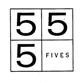 555 FIVES trademark