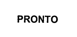 PRONTO trademark