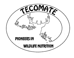 TECOMATE PIONEERS IN WILDLIFE NUTRITION trademark