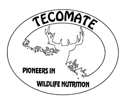 TECOMATE PIONEERS IN WILDLFE NUTRITION trademark