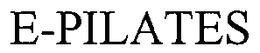 E-PILATES trademark