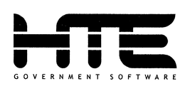 HTE GOVERNMENT SOFTWARE trademark