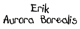 ERIK AURORA BOREALIS trademark