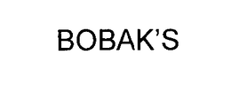 BOBAK'S trademark