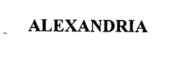 ALEXANDRIA trademark