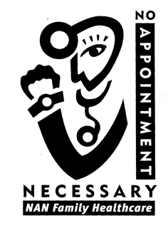 NO APPOINTMENT NECESSARY NAN FAMILY HEALTHCARE trademark