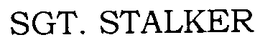 SGT STALKER trademark