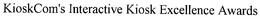 KIOSKCOM'S INTERACTIVE KIOSK EXCELLENCE AWARDS trademark