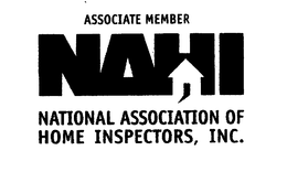 NAHI ASSOCIATE MEMBER NATIONAL ASSOCIATION OF HOME INSPECTORS, INC. trademark